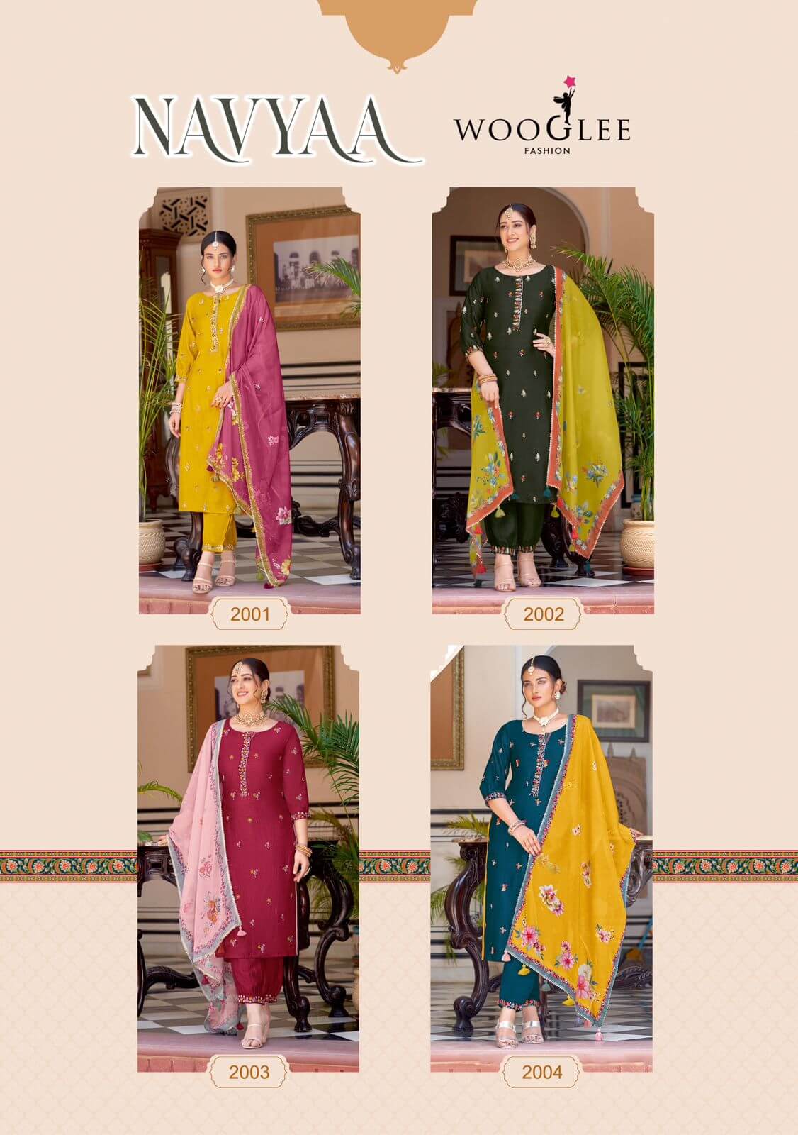 Wooglee Navyaa Embroidery Salwar Kameez Catalog collection 5