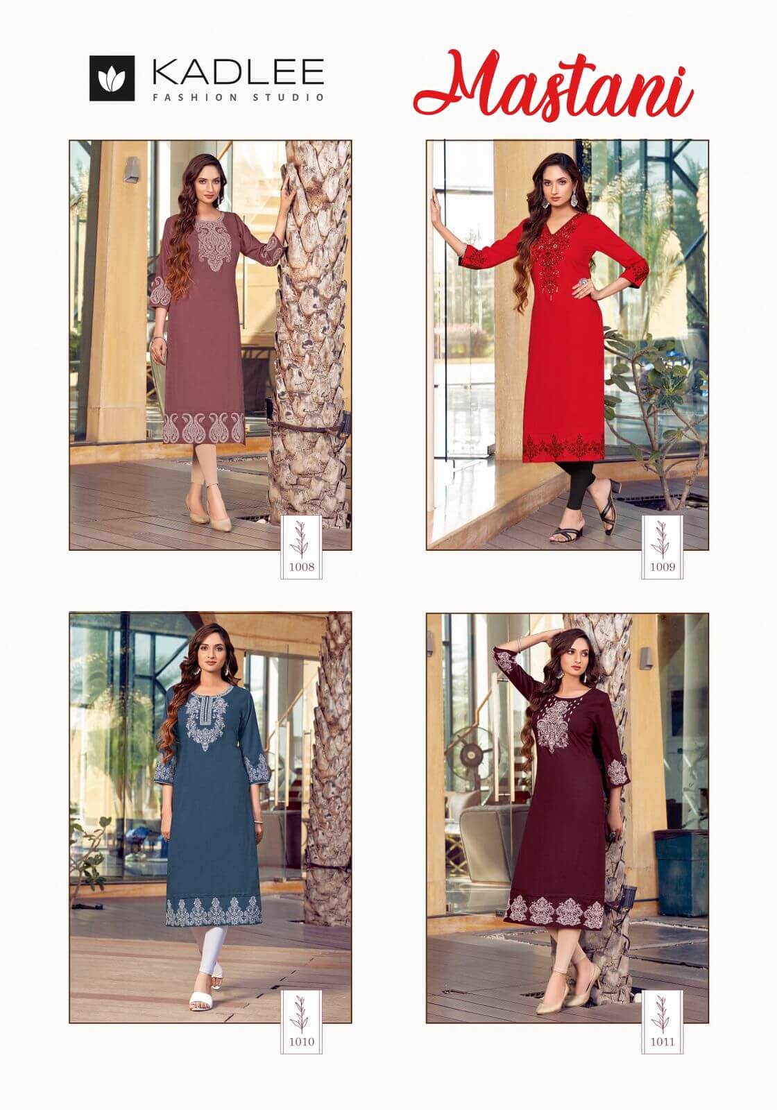 Kadlee Mastani Rayon Kurti Catalog collection 2