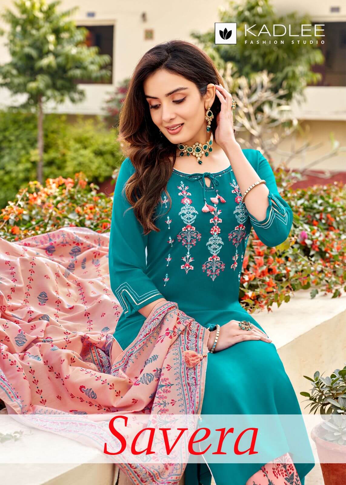 Kadlee Savera Embroidery Salwar Kameez Catalog collection 4