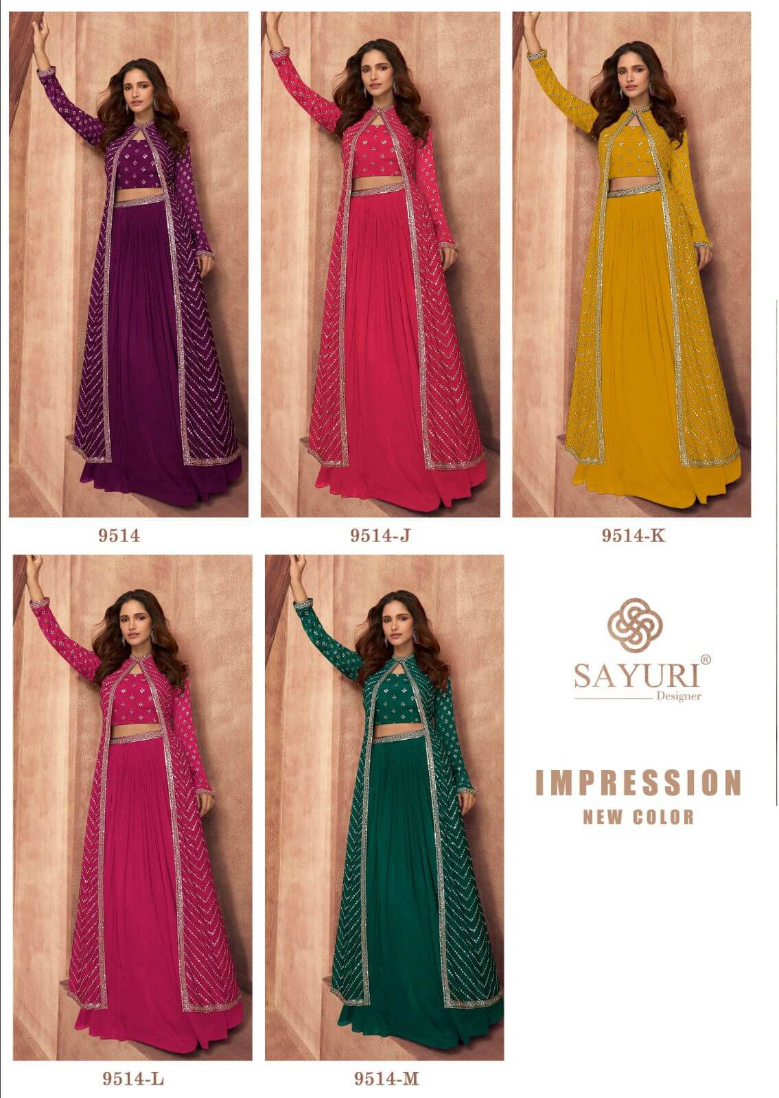 Sayuri Designer  Impression  New Colors Salwar Suits Catalog collection 5
