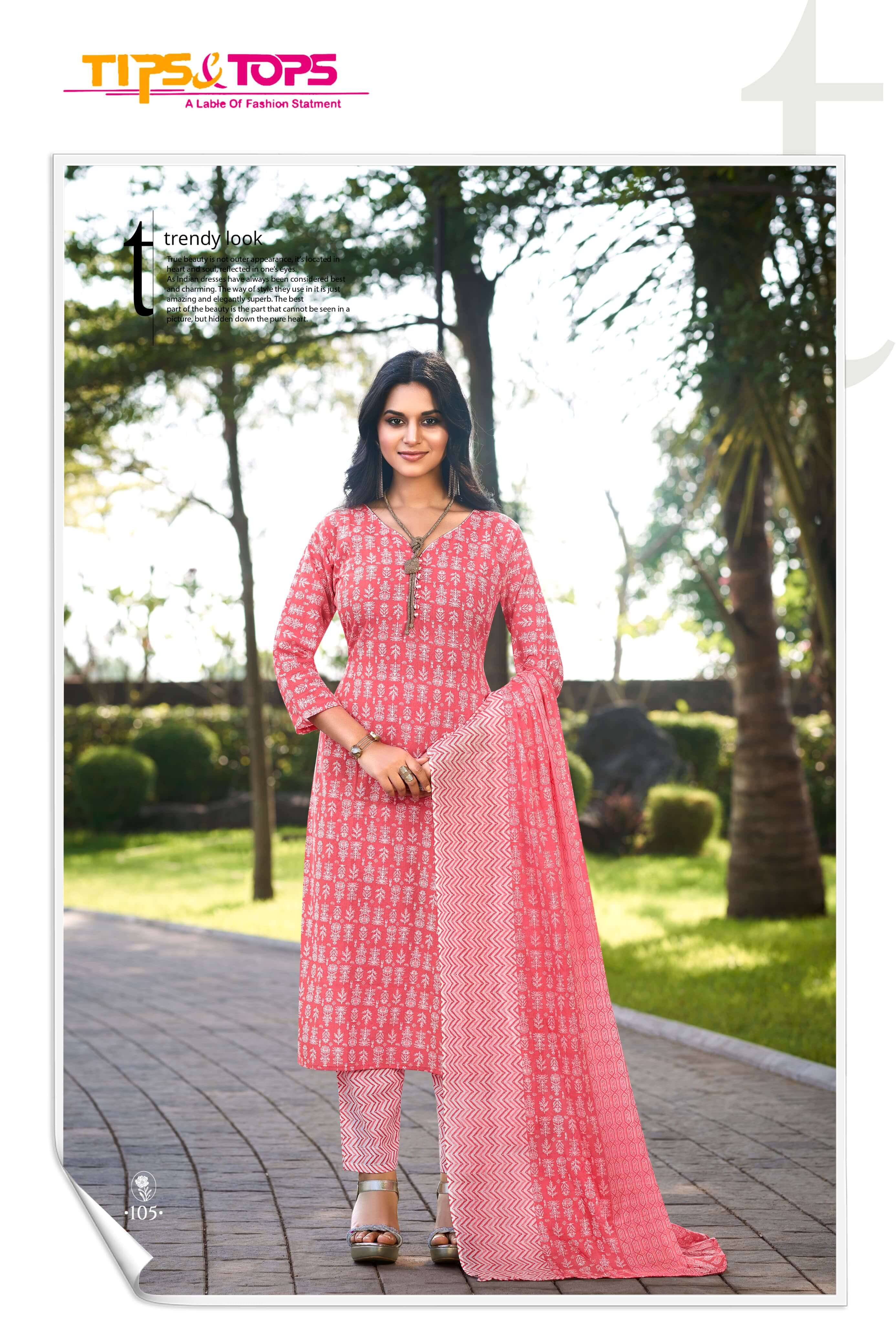 Tips Tops Summer Fashion Vol 5 Printed Salwar Kameez collection 3