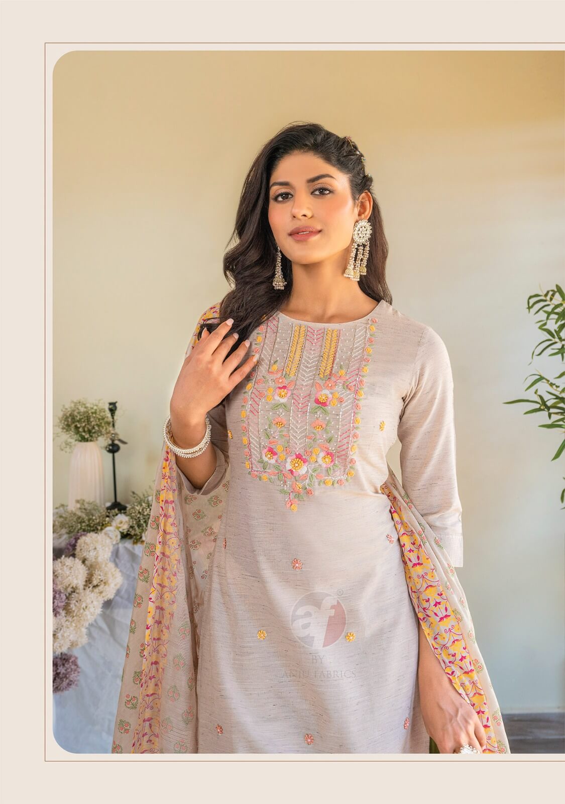 Anju Fabrics Cotton Crush Vol 3 Cotton Salwar Kameez collection 3