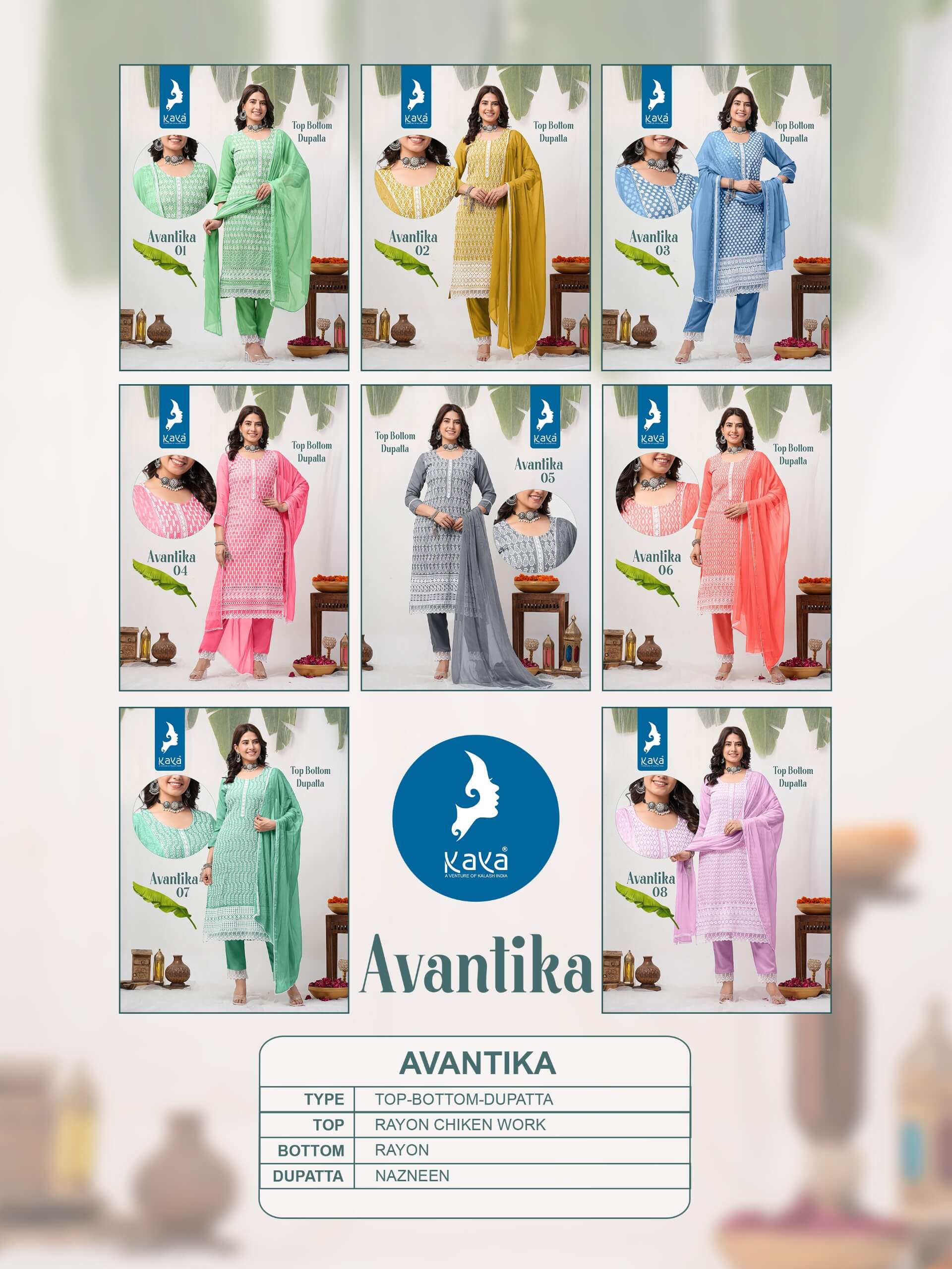 Kaya Avantika Embroidery Salwar Kameez collection 1