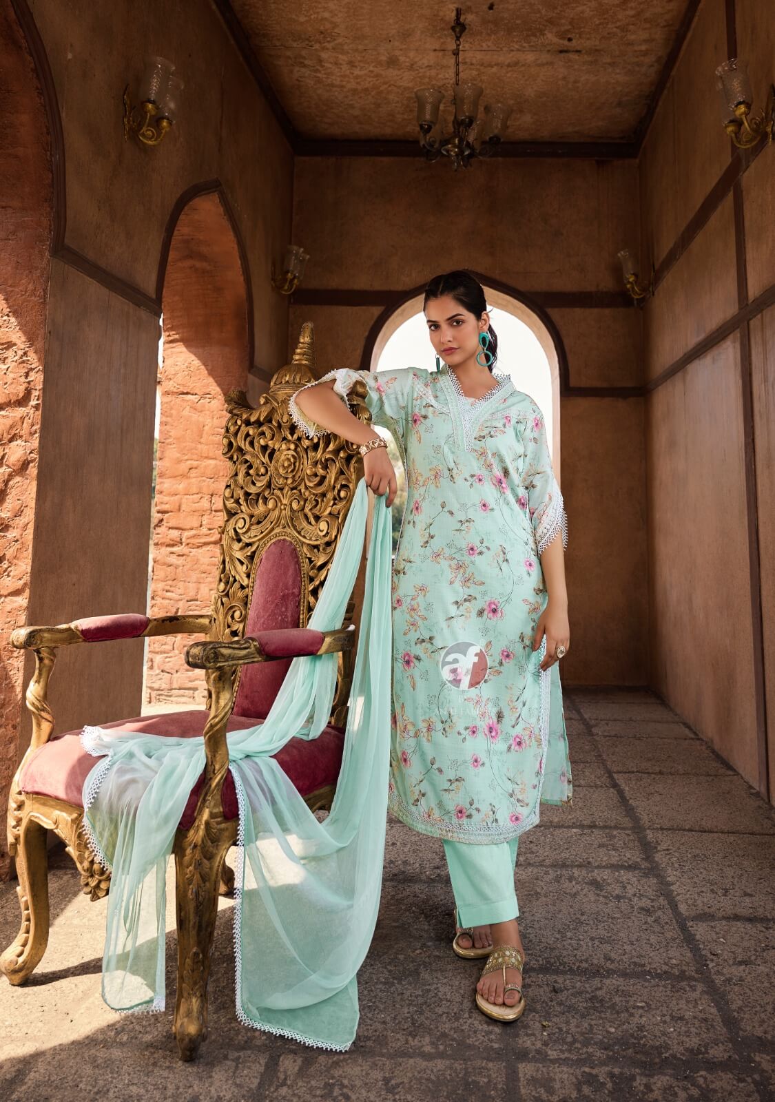 Anju Fabrics Sakhi Re Vol 2 Printed Salwar Kameez Catalog collection 8