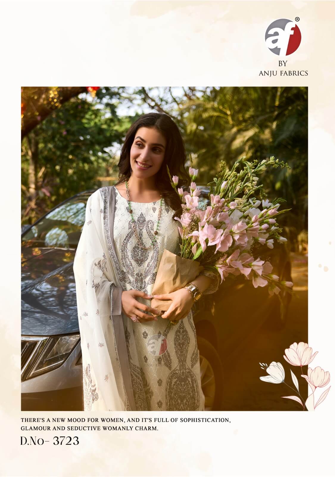 Anju Fabrics Flairs Vol 3 Printed Salwar Kameez Catalog collection 11