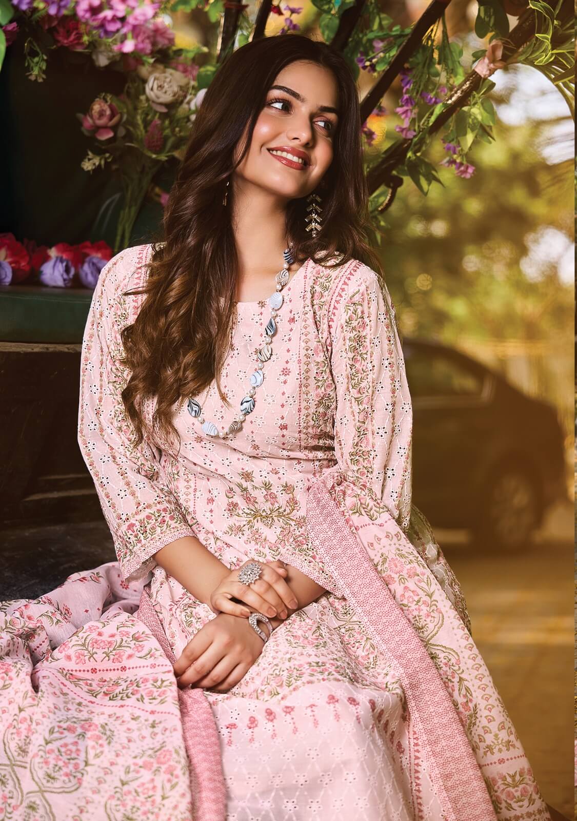 Anju Fabrics Flairs Vol 3 Printed Salwar Kameez Catalog collection 6