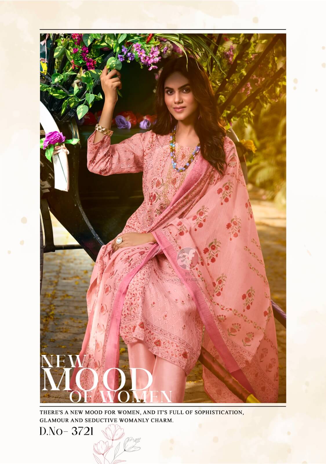 Anju Fabrics Flairs Vol 3 Printed Salwar Kameez Catalog collection 19