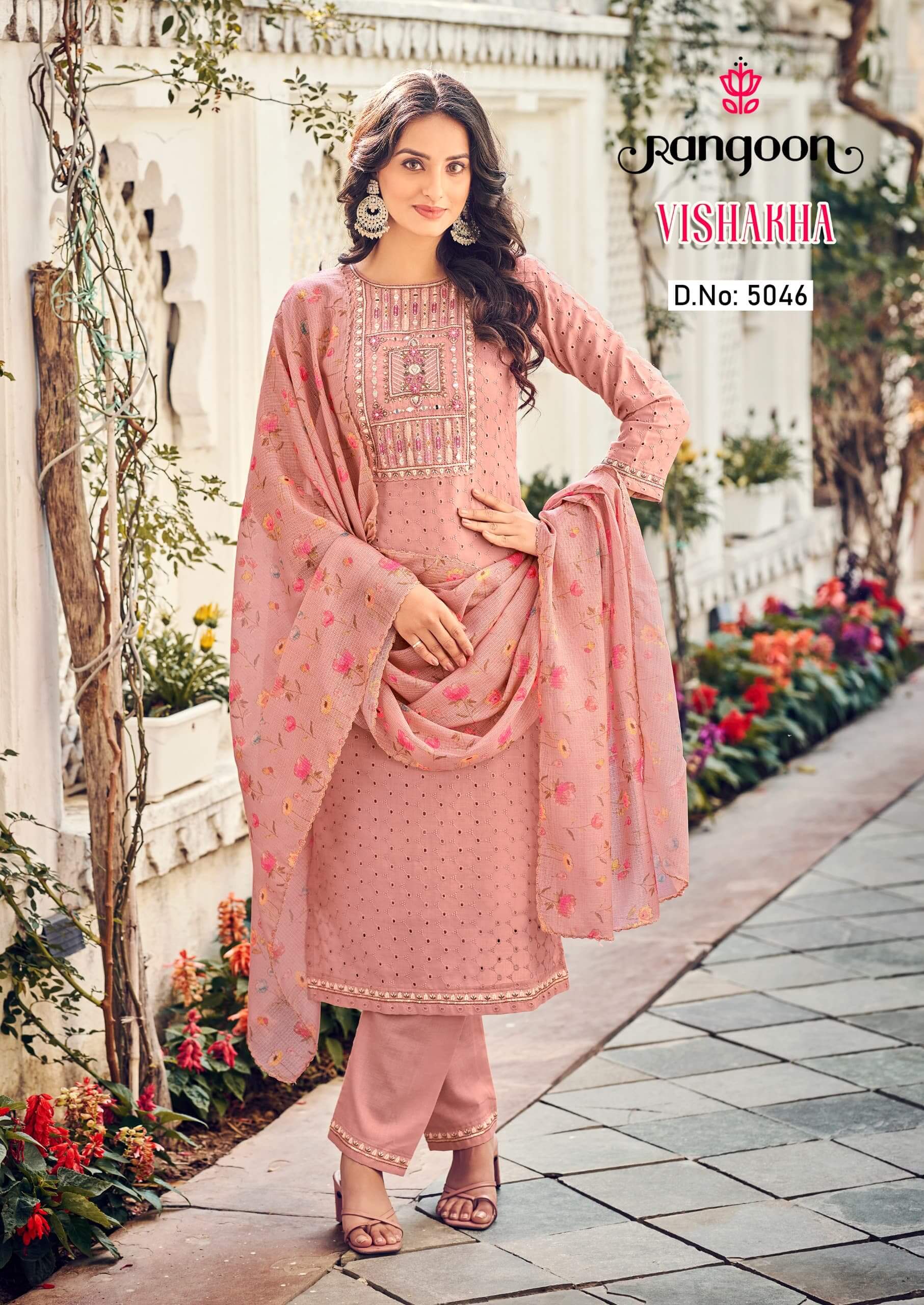 Rangoon Vishakha Cotton  Salwar Kameez Catalog collection 5