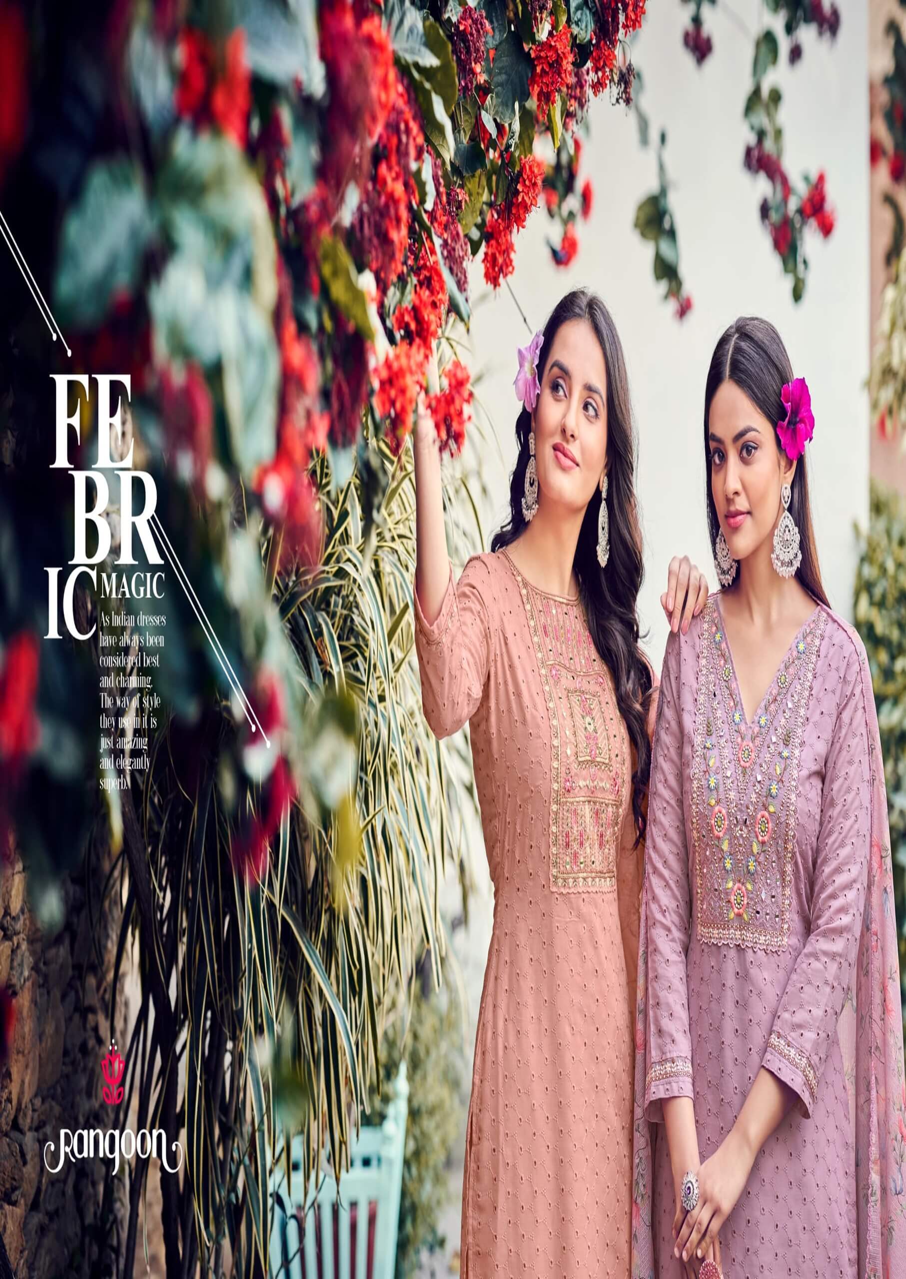 Rangoon Vishakha Cotton  Salwar Kameez Catalog collection 1