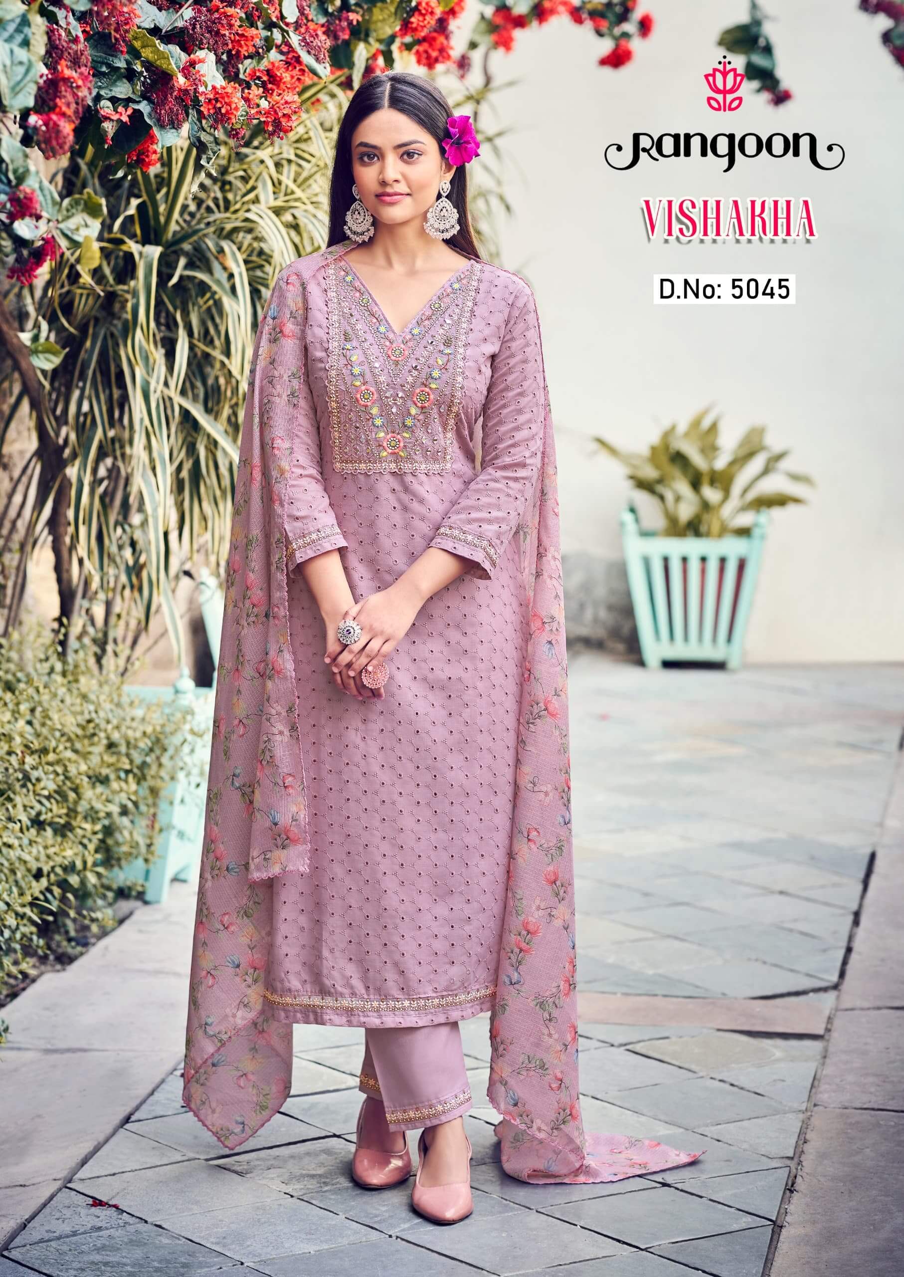 Rangoon Vishakha Cotton  Salwar Kameez Catalog collection 4