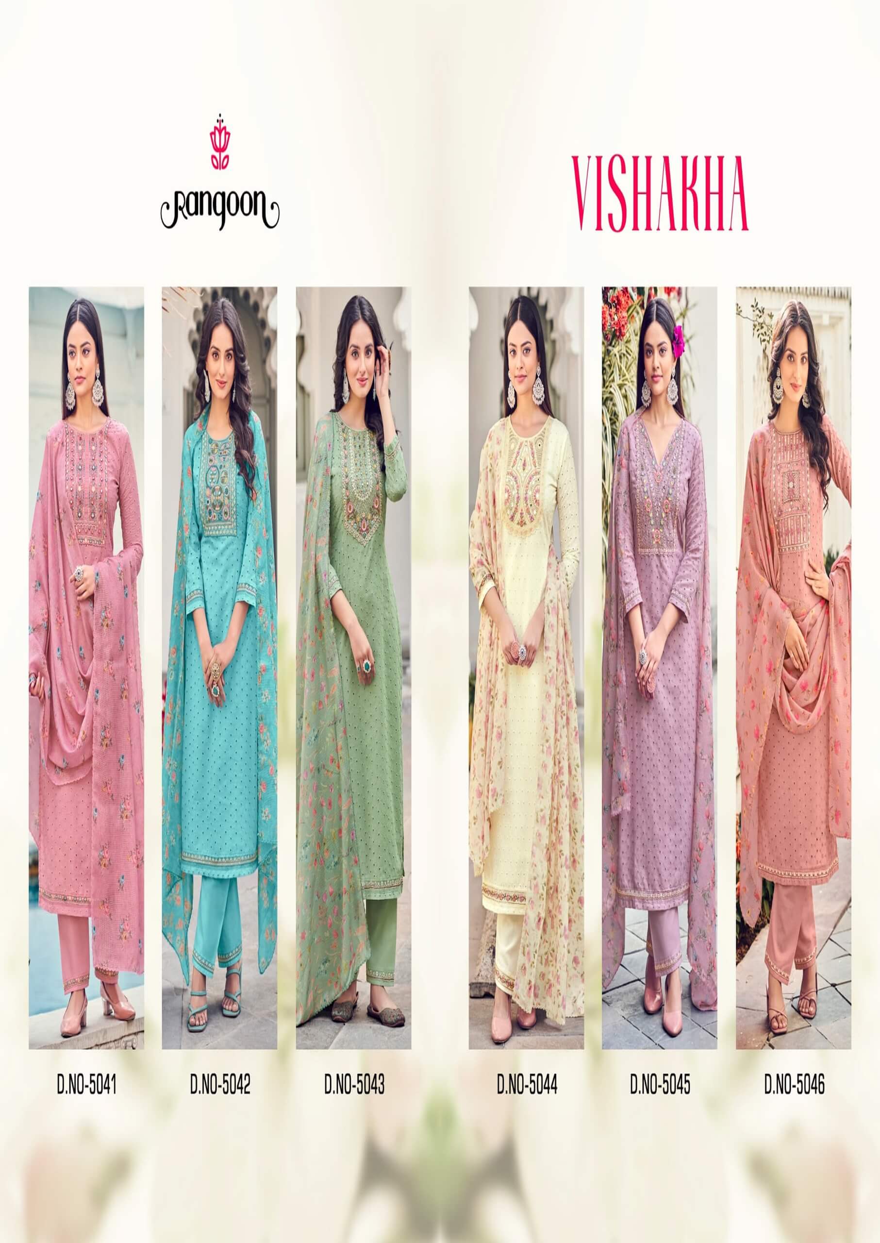 Rangoon Vishakha Cotton  Salwar Kameez Catalog collection 8