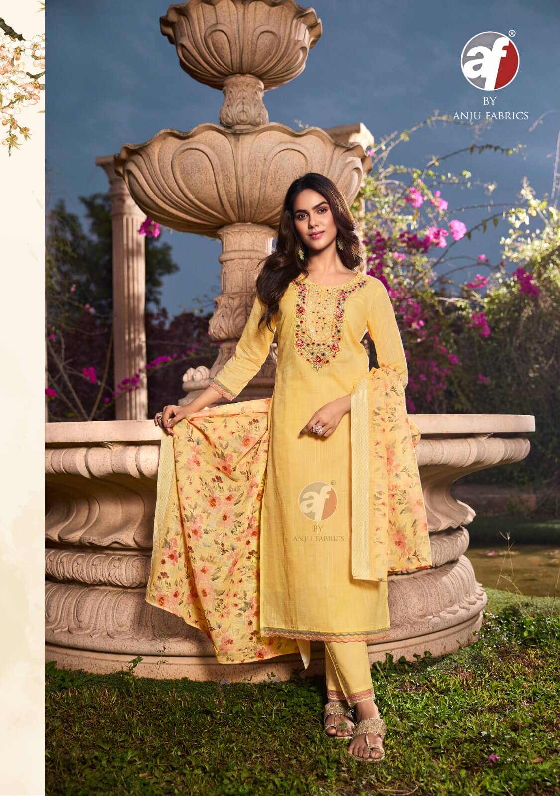 Anju Fabrics Patterns Vol 3 Cotton Salwar Kameez  Catalog collection 3