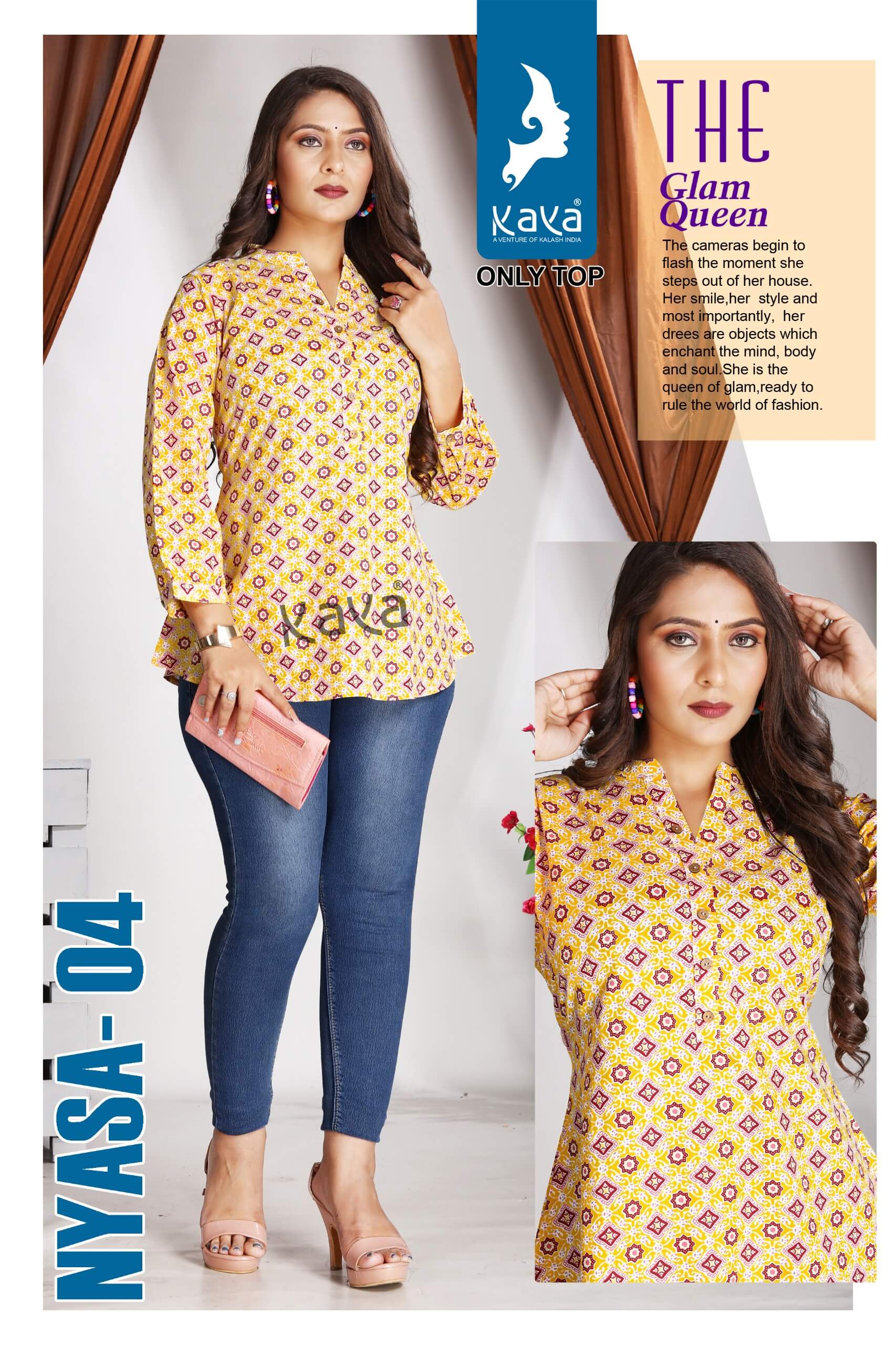 Kaya Kurti Nyasa Ladies Tops Catalog collection 3