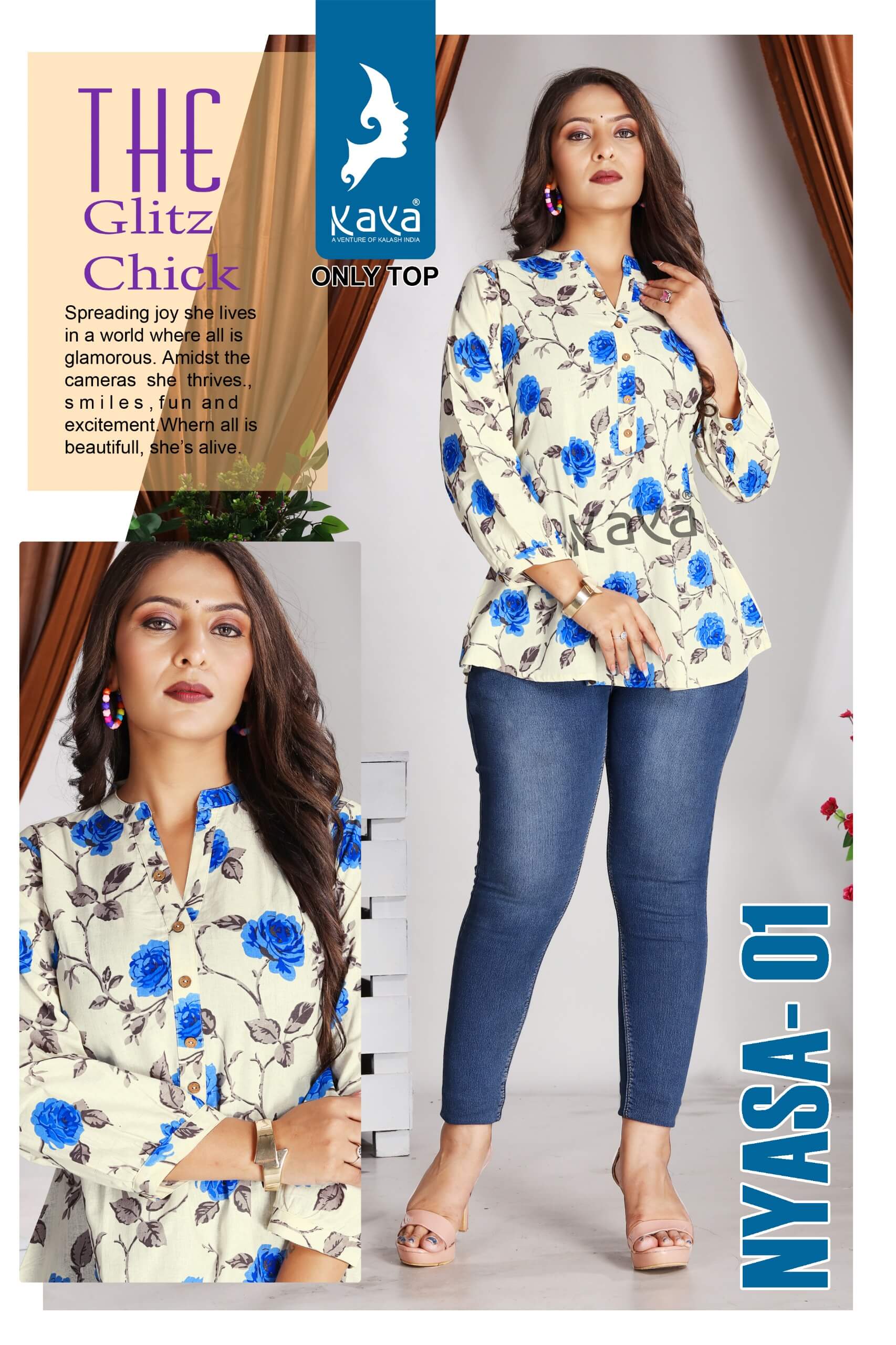 Kaya Kurti Nyasa Ladies Tops Catalog collection 6