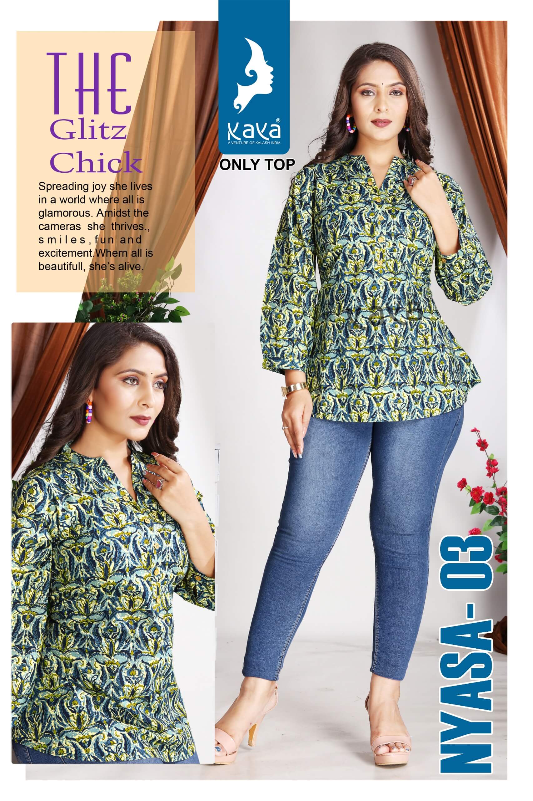 Kaya Kurti Nyasa Ladies Tops Catalog collection 4
