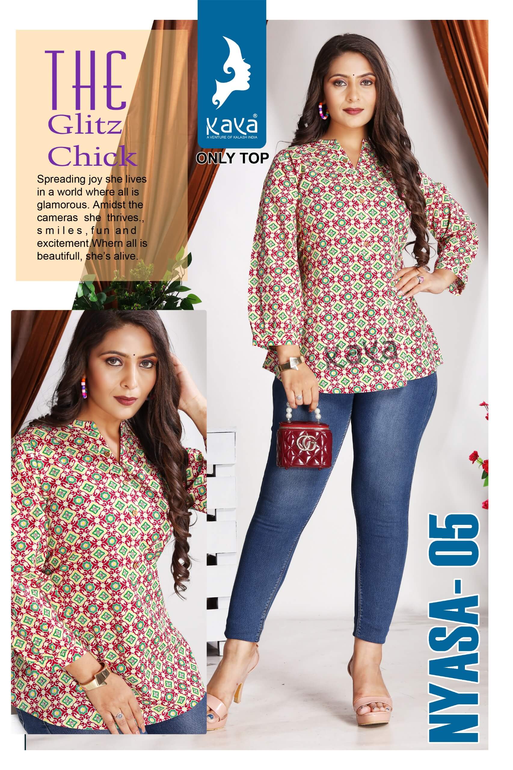 Kaya Kurti Nyasa Ladies Tops Catalog collection 2
