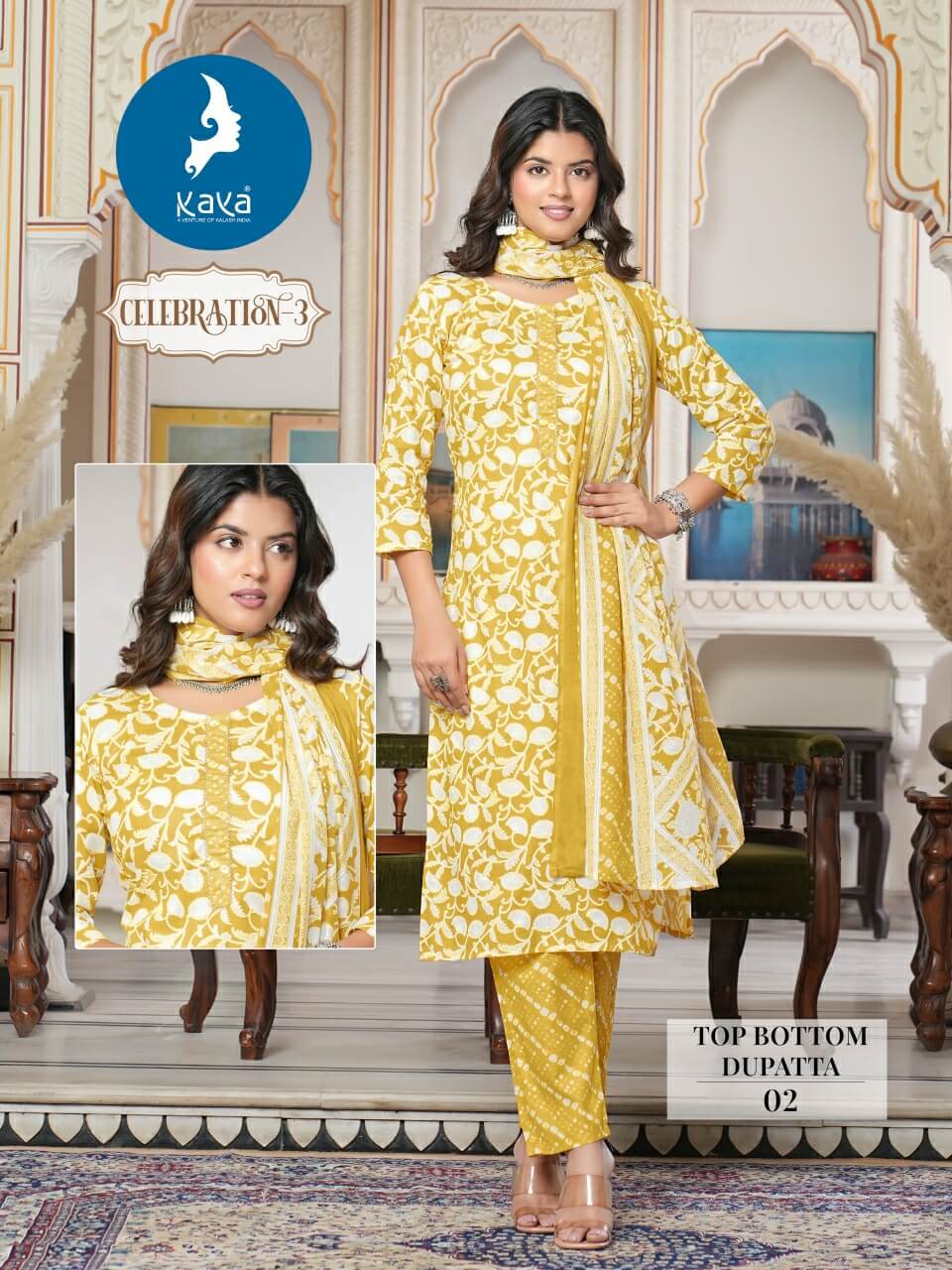 Kaya Celebration Vol 3 Printed Salwar Kameez collection 6