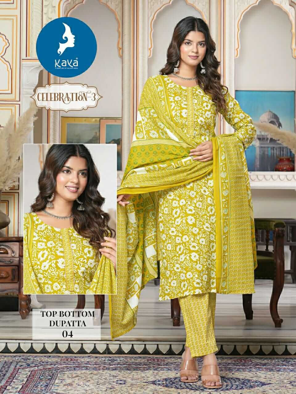 Kaya Celebration Vol 3 Printed Salwar Kameez collection 9