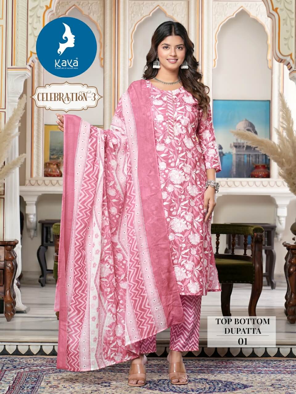 Kaya Celebration Vol 3 Printed Salwar Kameez collection 8