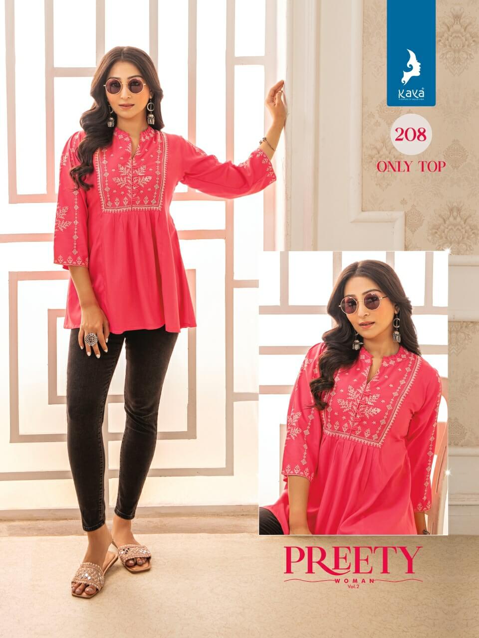 Kaya Kurti Pretty Women 2 Ladies Tops Catalog collection 2