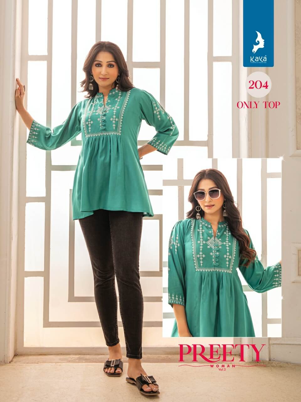 Kaya Kurti Pretty Women 2 Ladies Tops Catalog collection 7