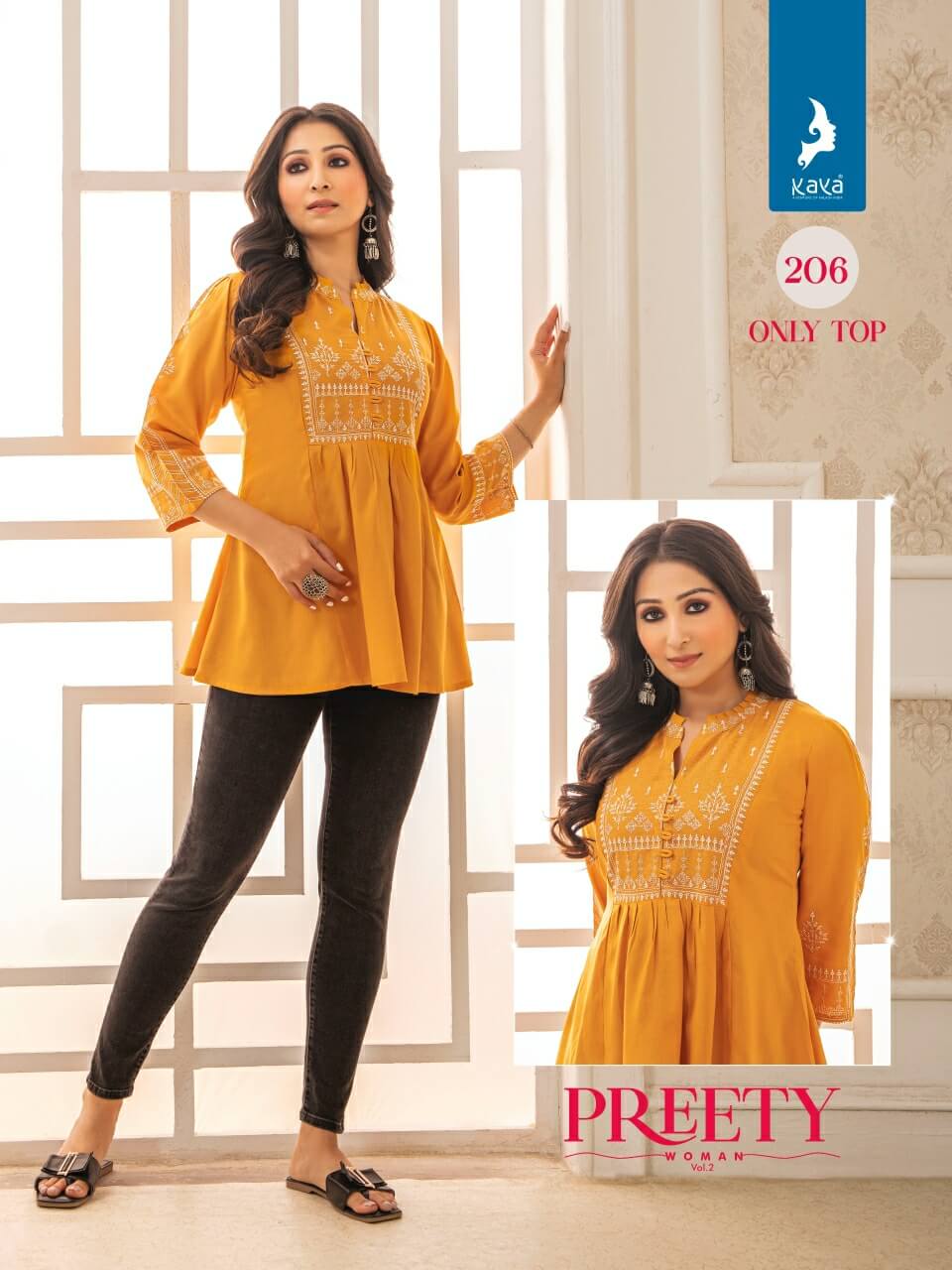 Kaya Kurti Pretty Women 2 Ladies Tops Catalog collection 5