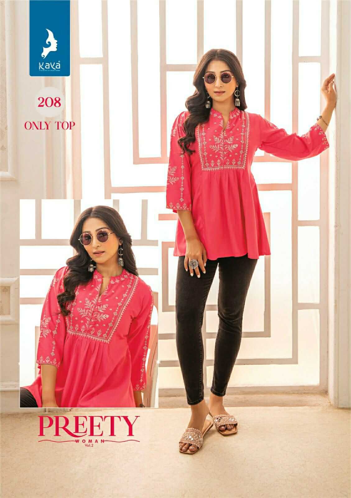 Kaya Kurti Pretty Women 2 Ladies Tops Catalog collection 1