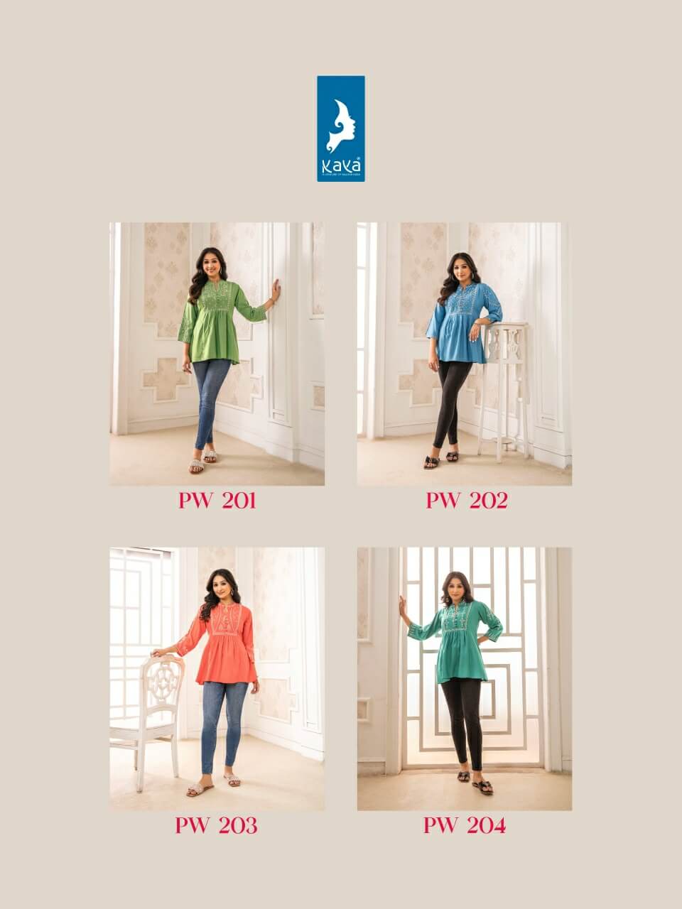 Kaya Kurti Pretty Women 2 Ladies Tops Catalog collection 13