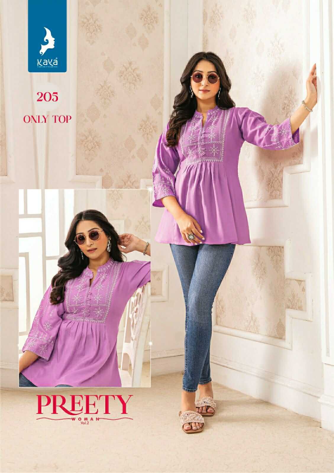 Kaya Kurti Pretty Women 2 Ladies Tops Catalog collection 14