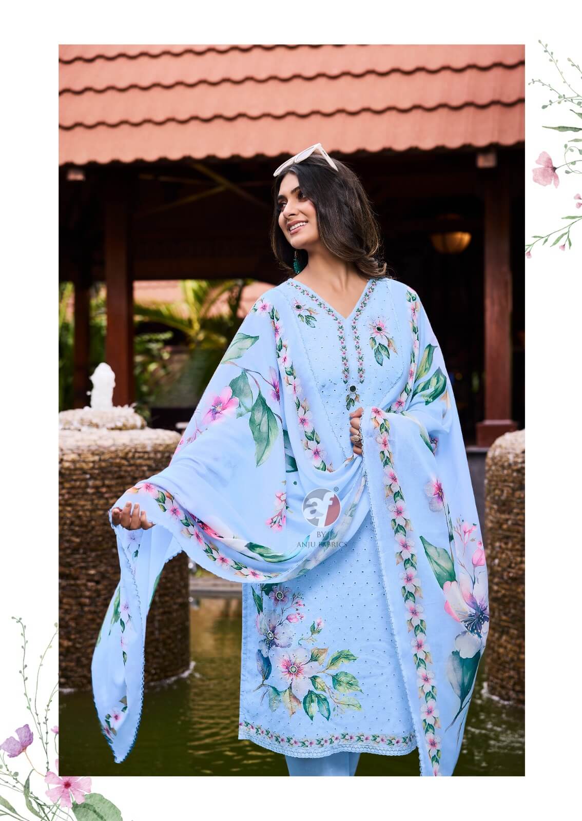 Anju Fabrics Comfort Lady Vol 2 Designer Salwar Suits Catalog collection 2