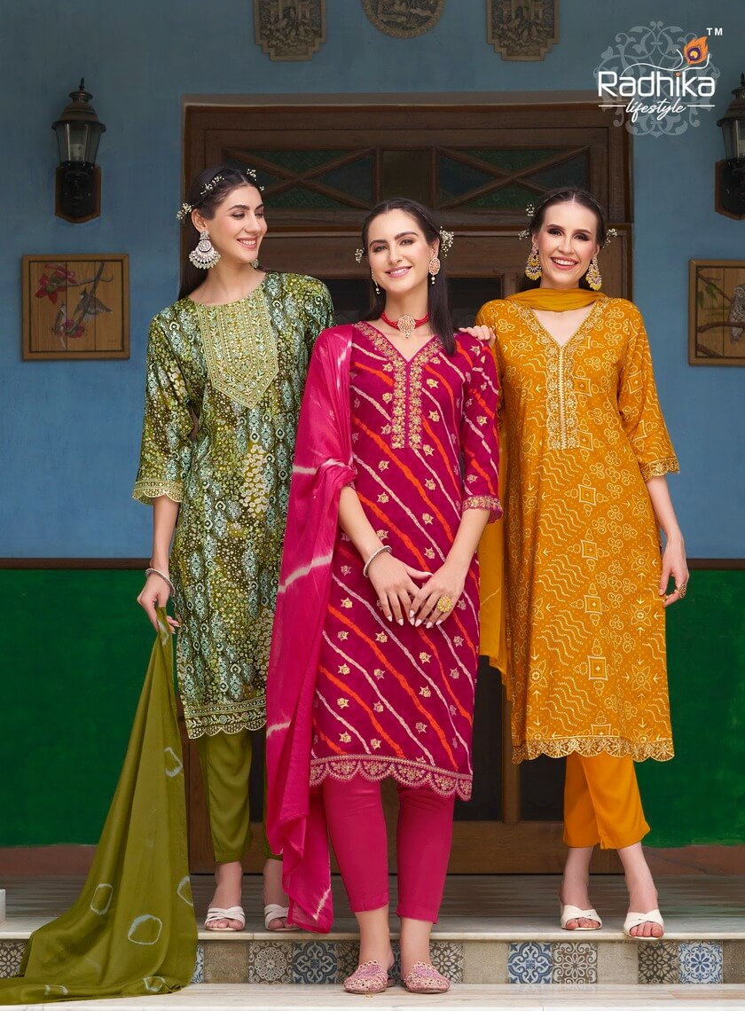 Radhika Lifestyle Rivazo Vol 1 Readymade Dress Catalog collection 12