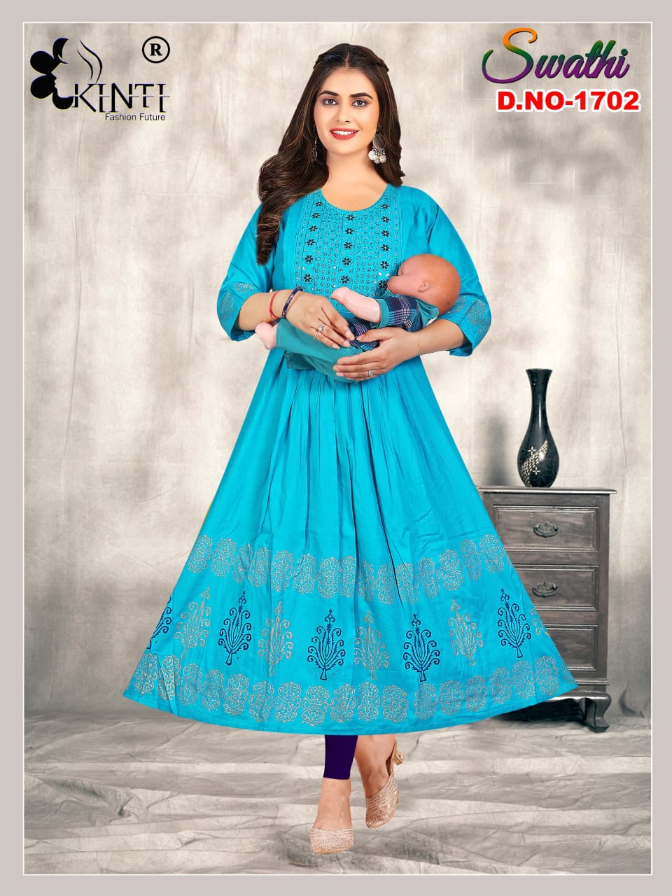 Kinti Swathi Vol 17 Feeding Kurtis Catalog collection 6