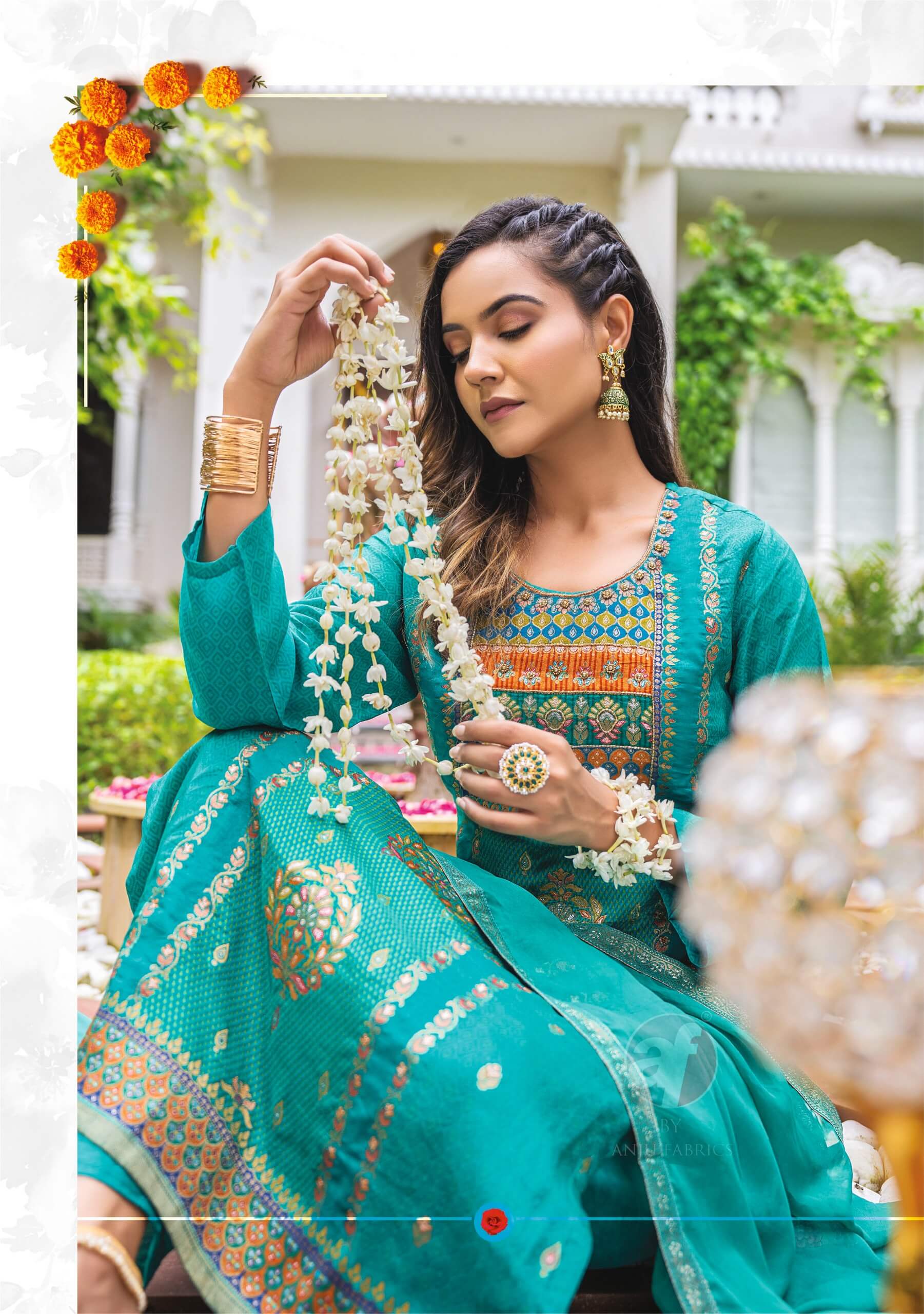Anju Fabrics Fiza Vol 2 Printed Salwar Kameez Catalog collection 7