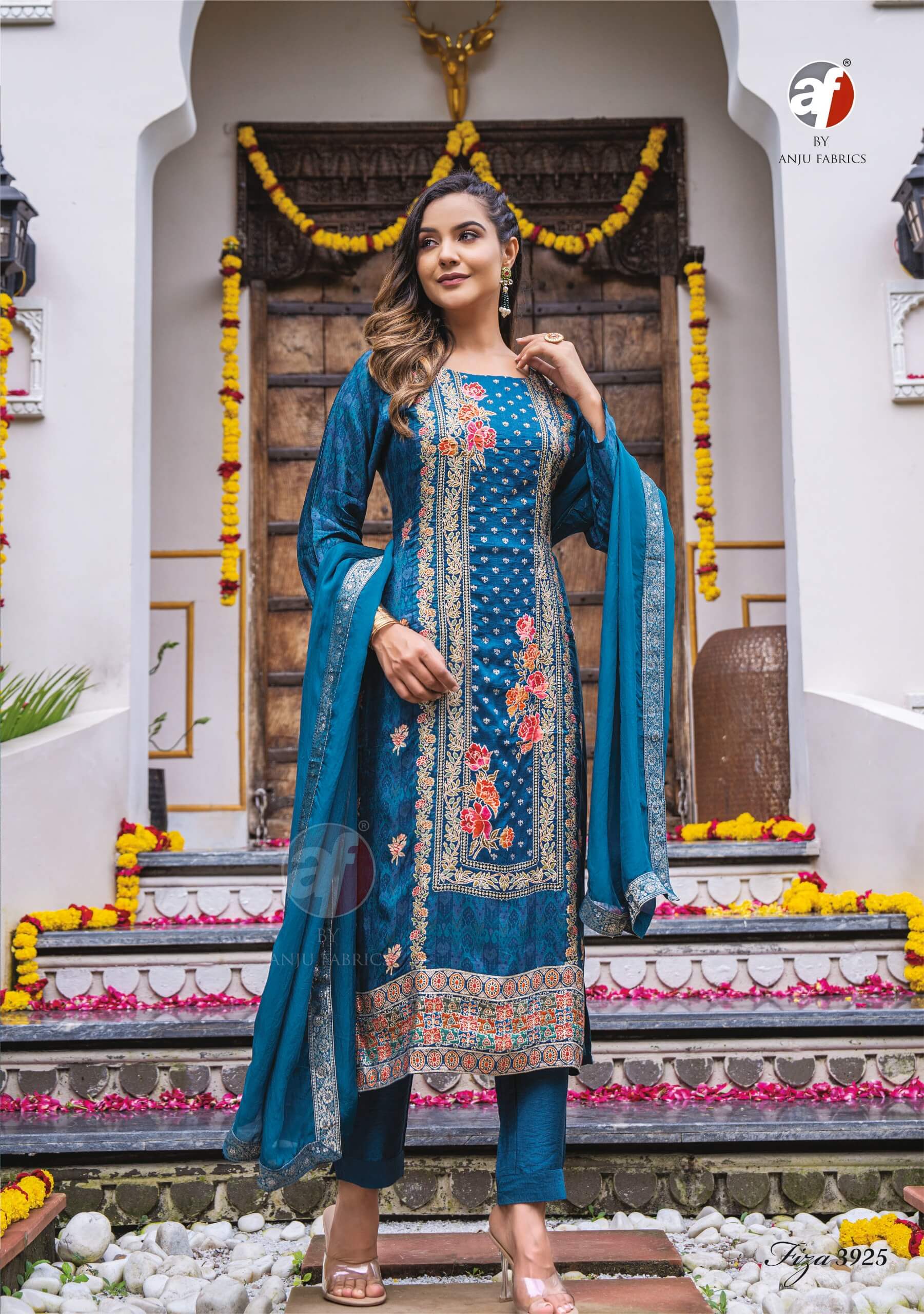 Anju Fabrics Fiza Vol 2 Printed Salwar Kameez Catalog collection 11
