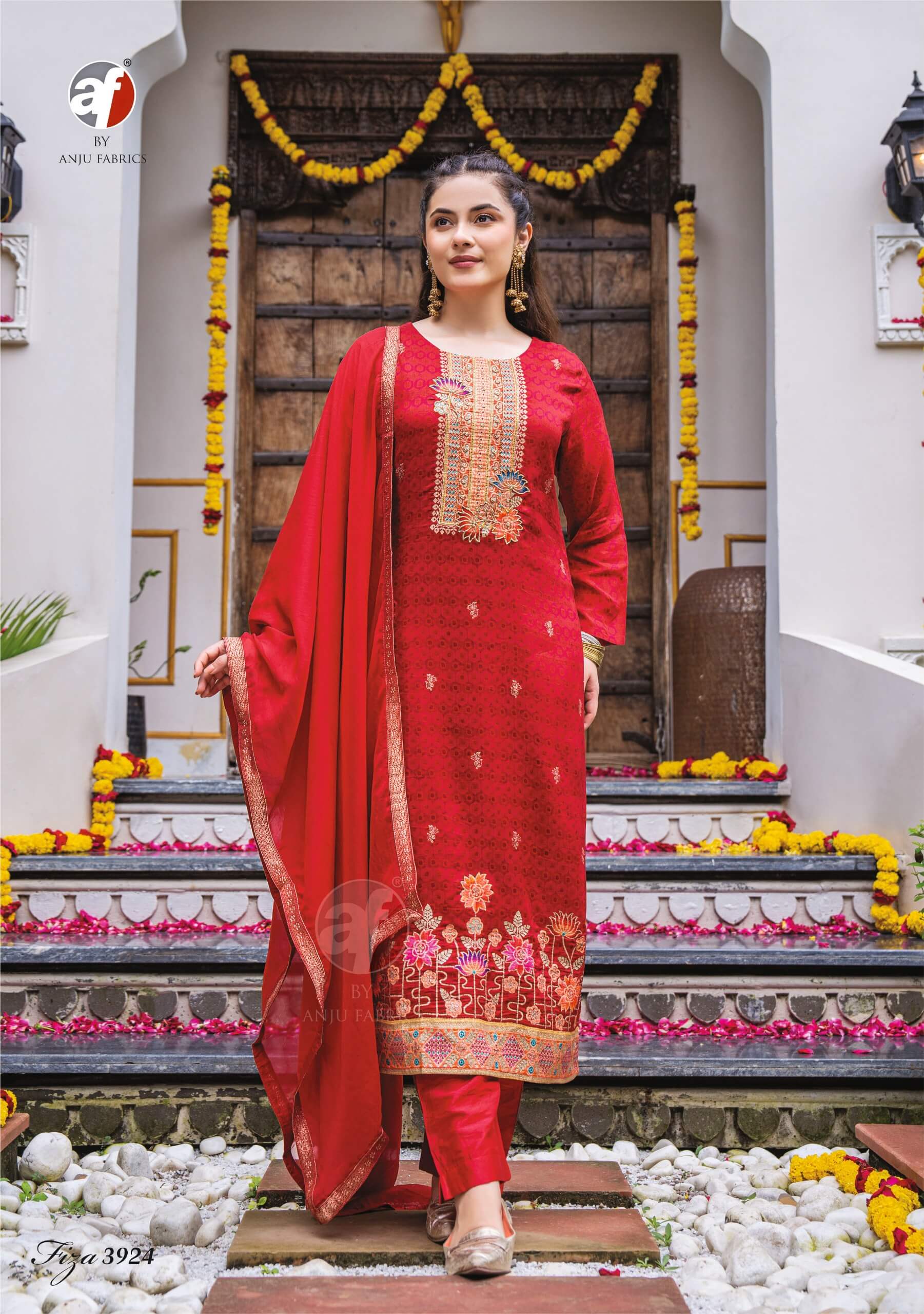 Anju Fabrics Fiza Vol 2 Printed Salwar Kameez Catalog collection 5