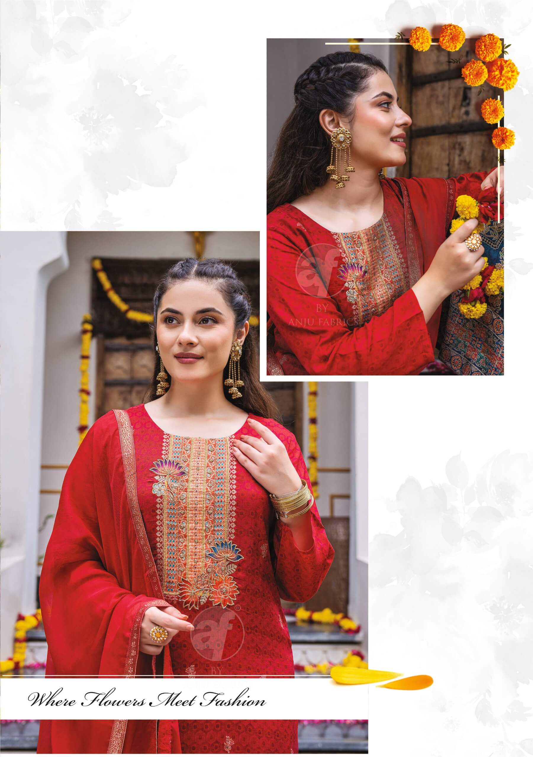 Anju Fabrics Fiza Vol 2 Printed Salwar Kameez Catalog collection 10