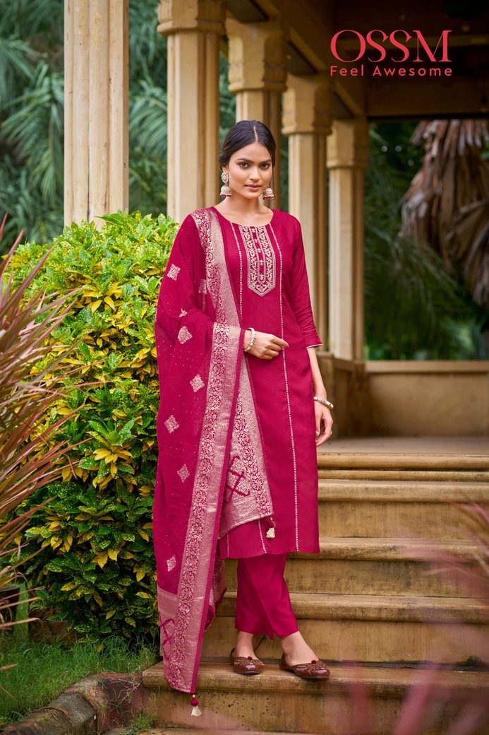 Ossm Dastoor Embroidery Salwar Kameez Catalog collection 2