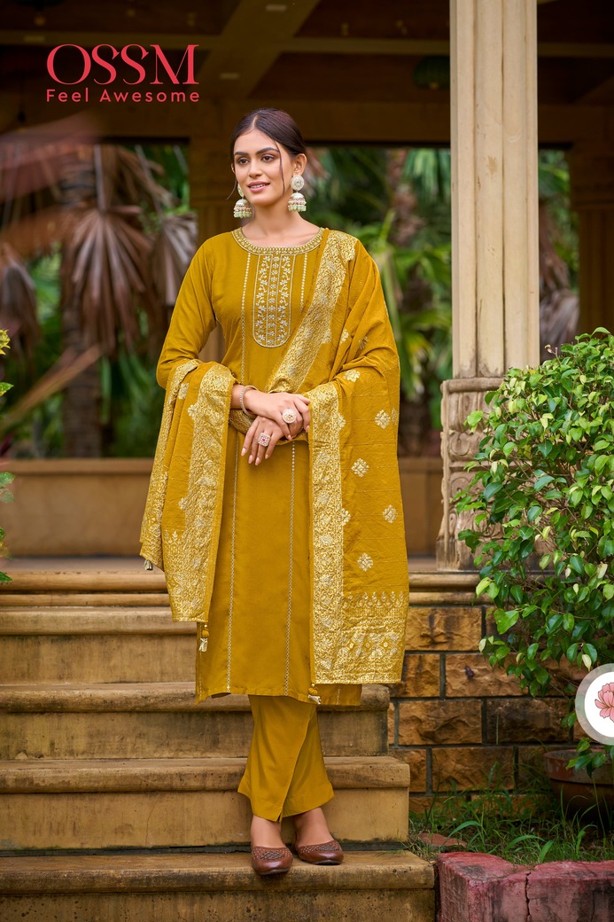 Ossm Dastoor Embroidery Salwar Kameez Catalog collection 5