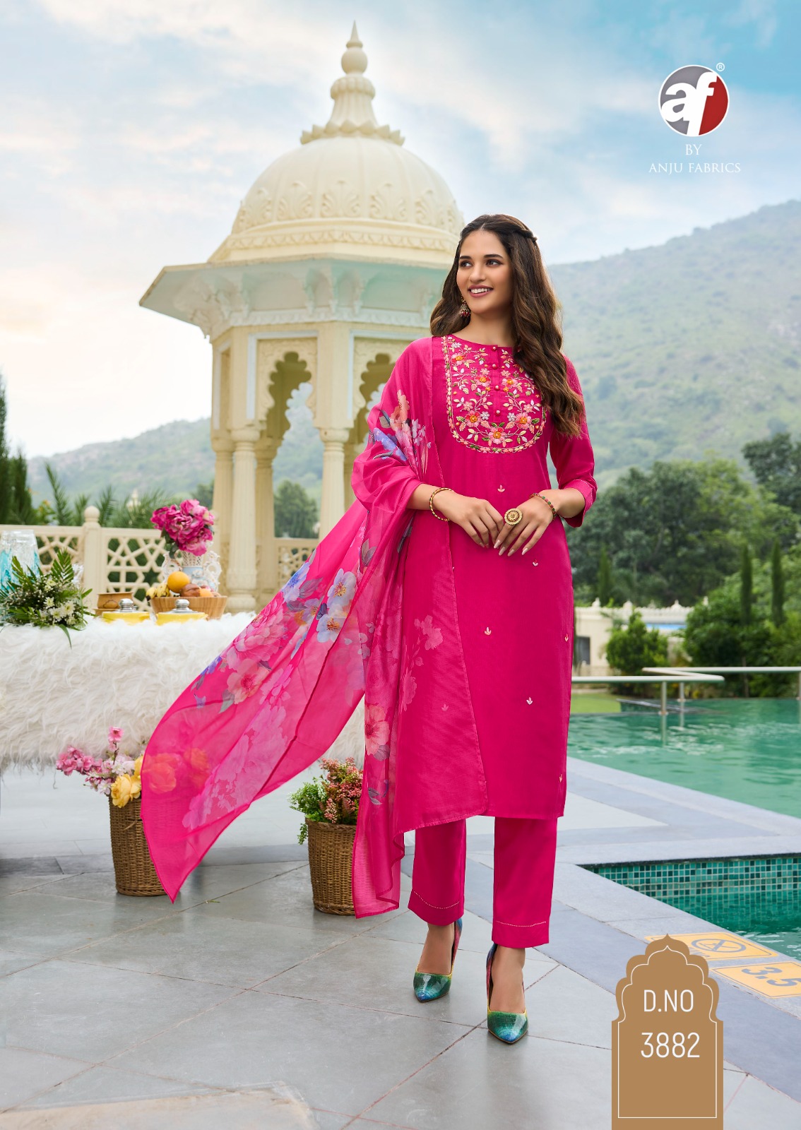 Anju Fabrics Desi Dhaga Readymade Dress Catalog collection 14