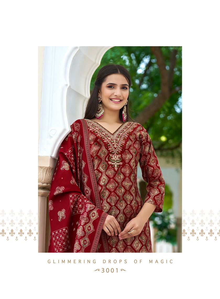Radhika Lifestyle Cherry Vol 3 Printed Salwar Kameez Catalog collection 12