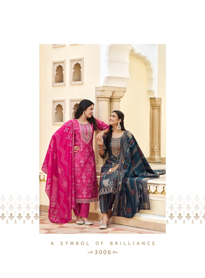 Radhika Lifestyle Cherry Vol 3 Printed Salwar Kameez Catalog collection 6