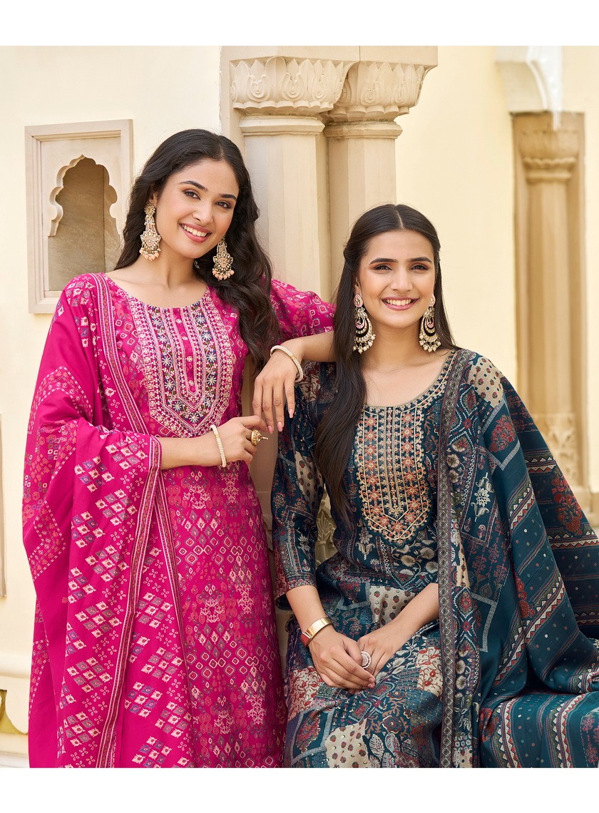Radhika Lifestyle Cherry Vol 3 Printed Salwar Kameez Catalog collection 10
