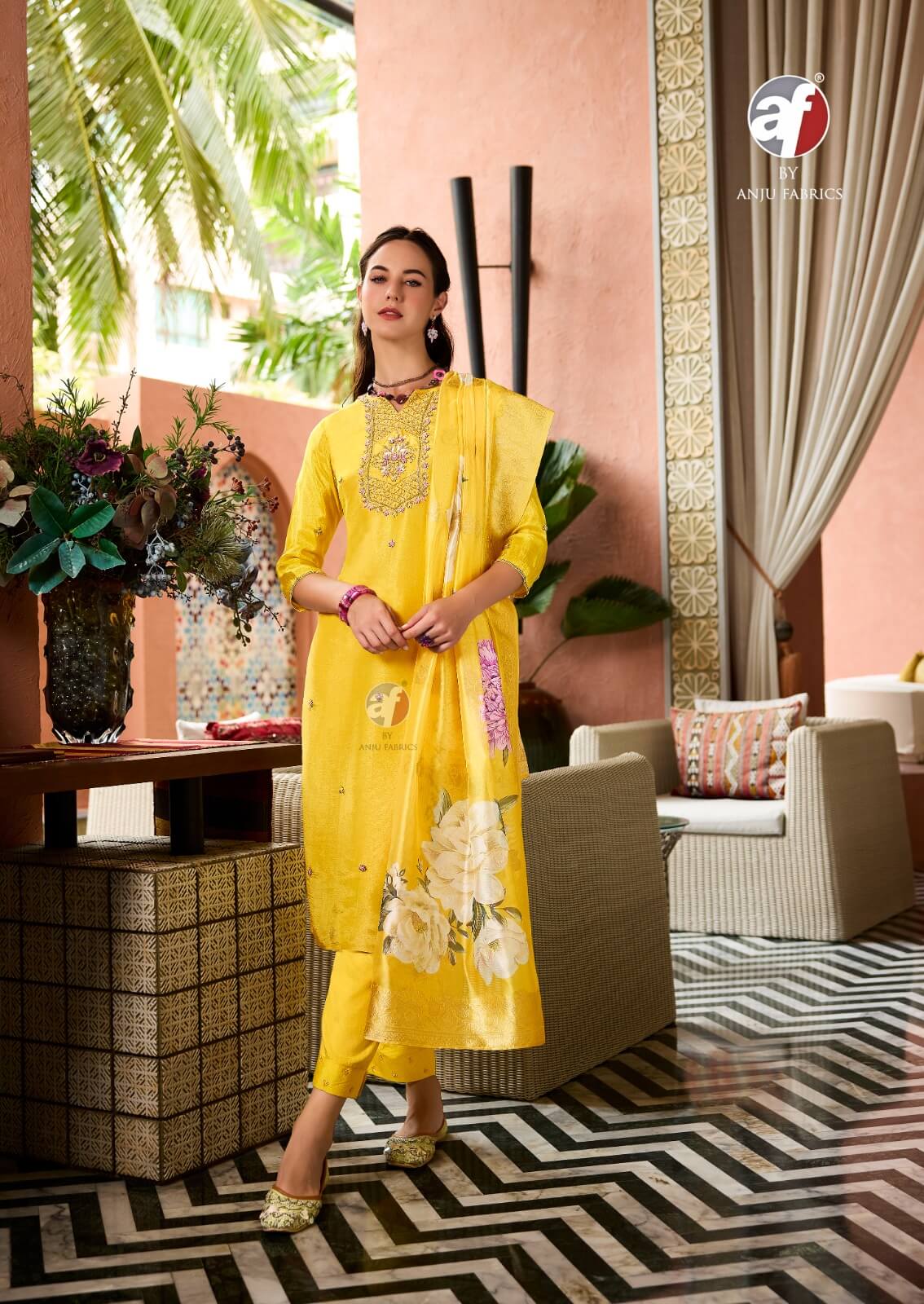 Anju Fabrics Sheesha Vol 3 Readymade Dress Catalog collection 14
