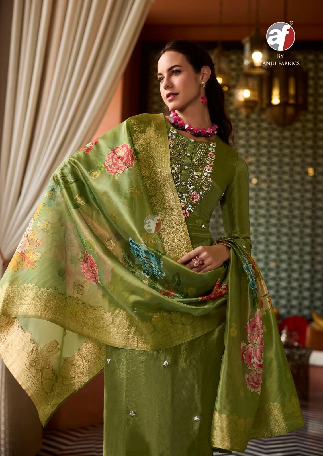 Anju Fabrics Sheesha Vol 3 Readymade Dress Catalog collection 10