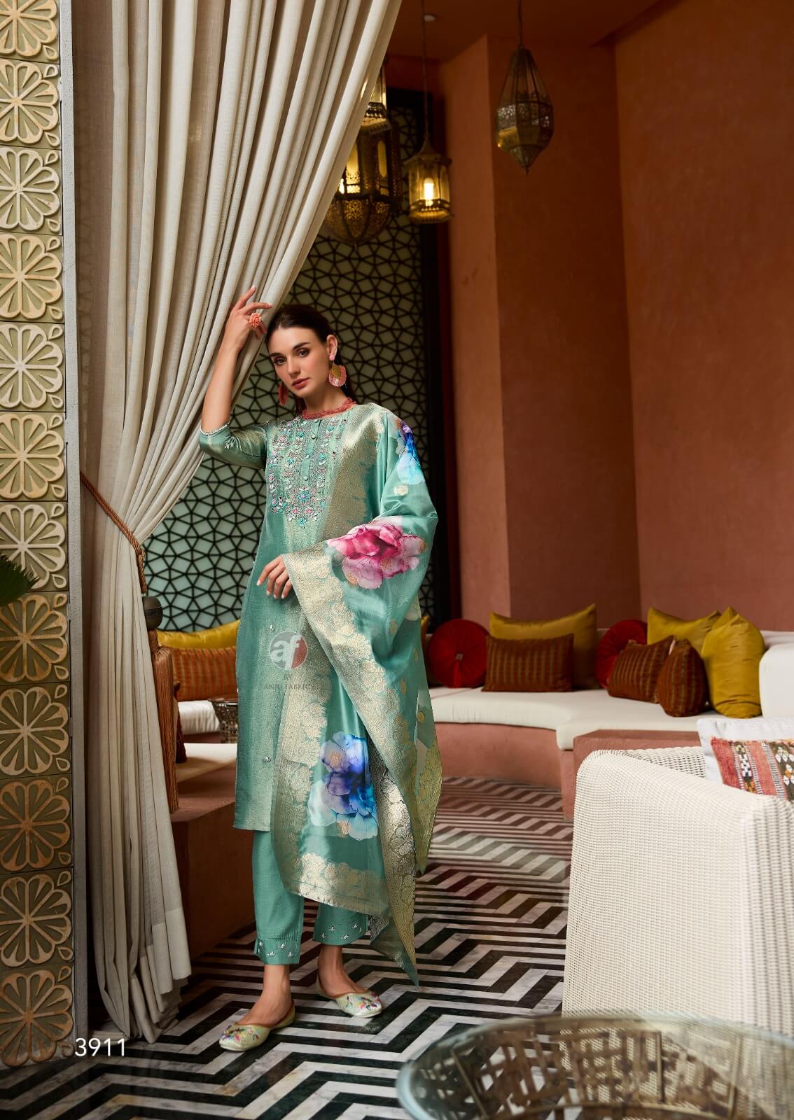 Anju Fabrics Sheesha Vol 3 Readymade Dress Catalog collection 3