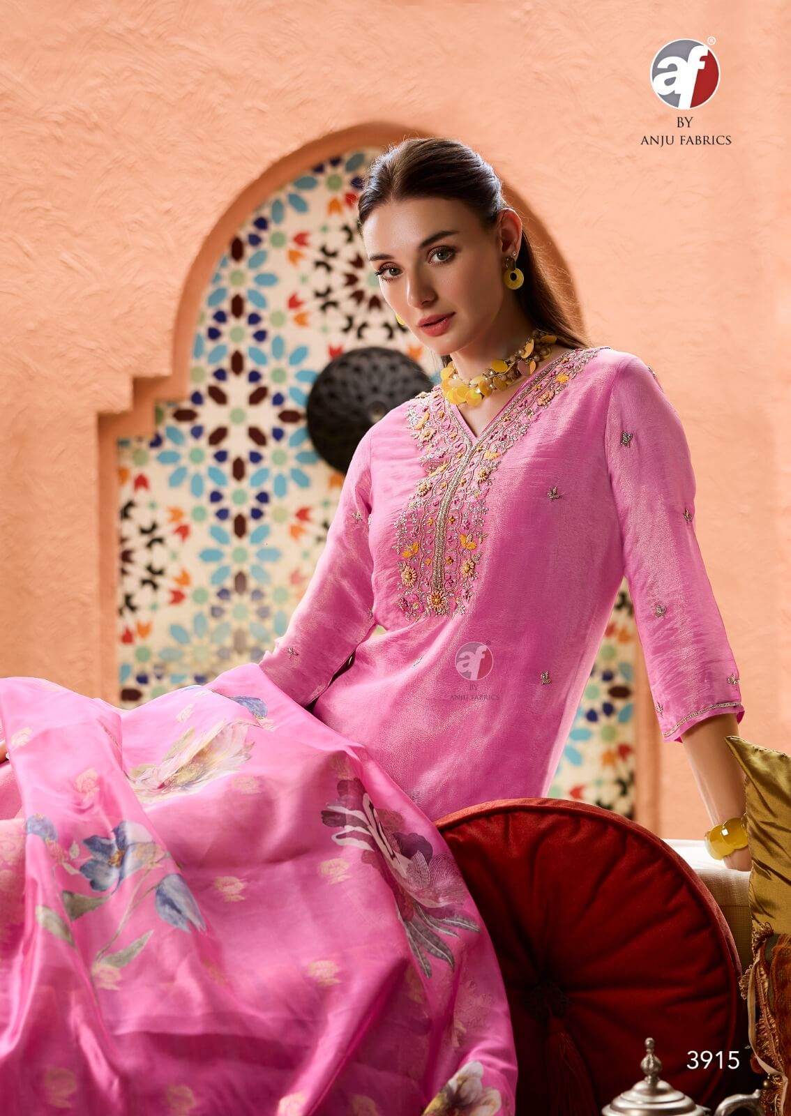 Anju Fabrics Sheesha Vol 3 Readymade Dress Catalog collection 11
