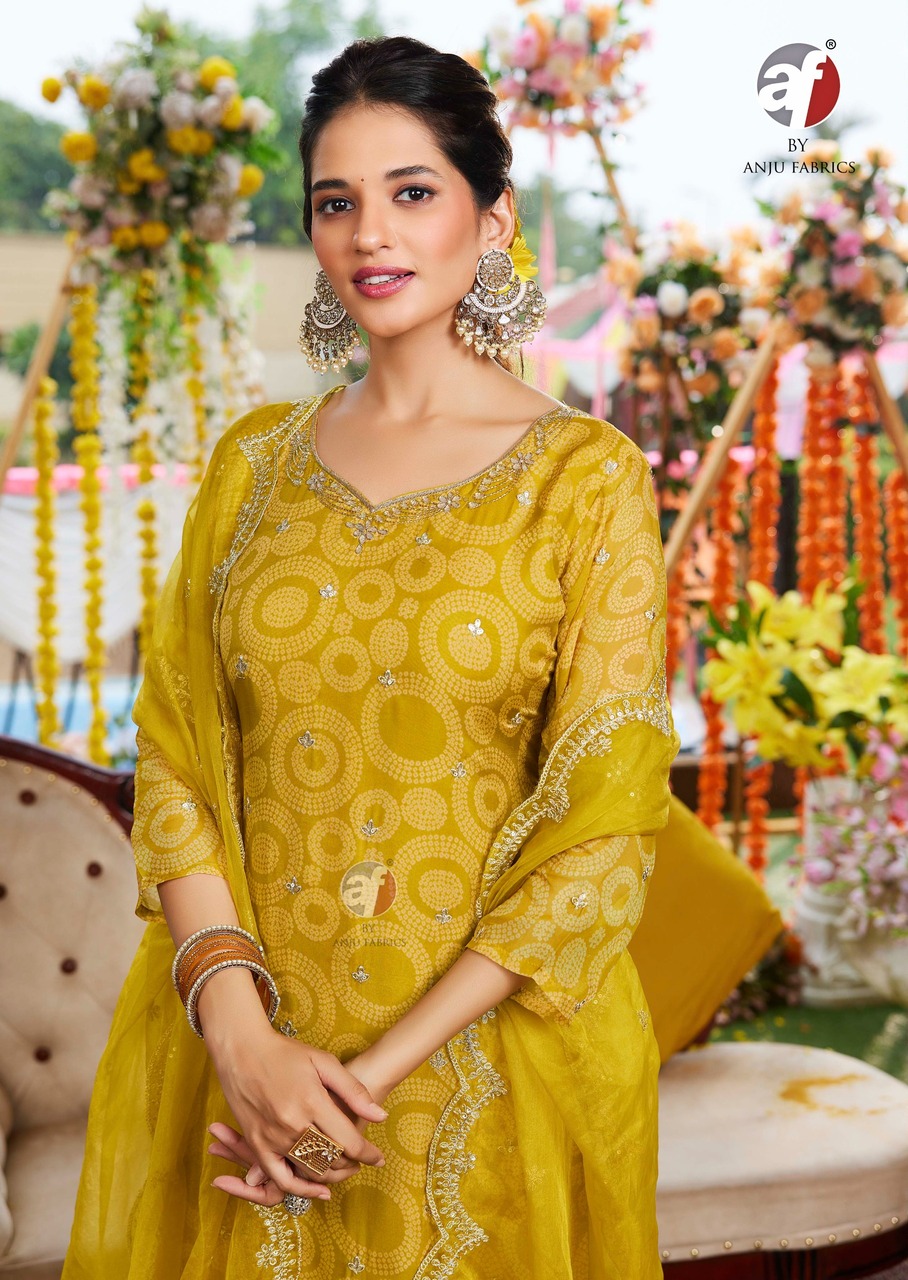 Anju Fabrics Nazar Vol 7 Readymade Dress Catalog collection 12