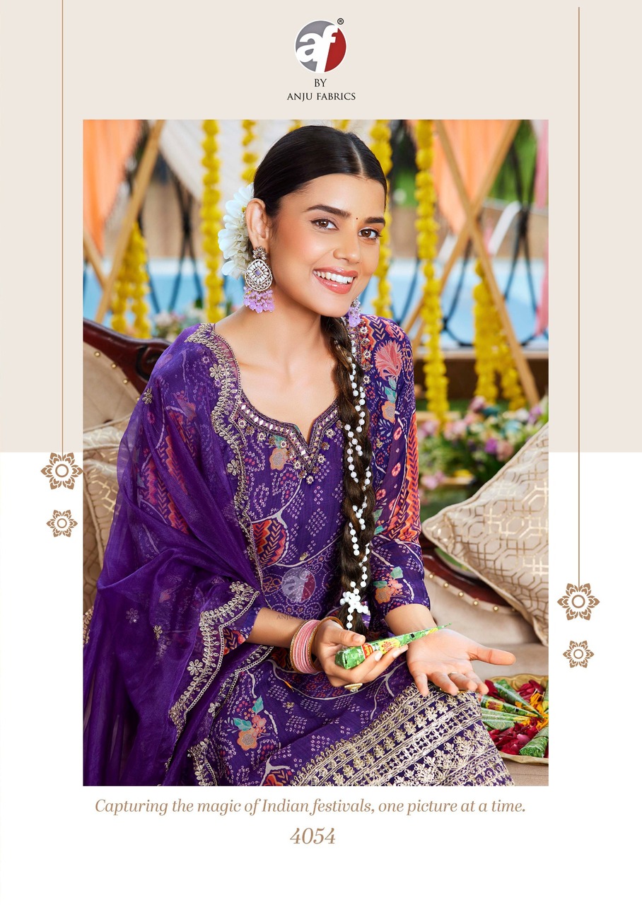 Anju Fabrics Nazar Vol 7 Readymade Dress Catalog collection 9