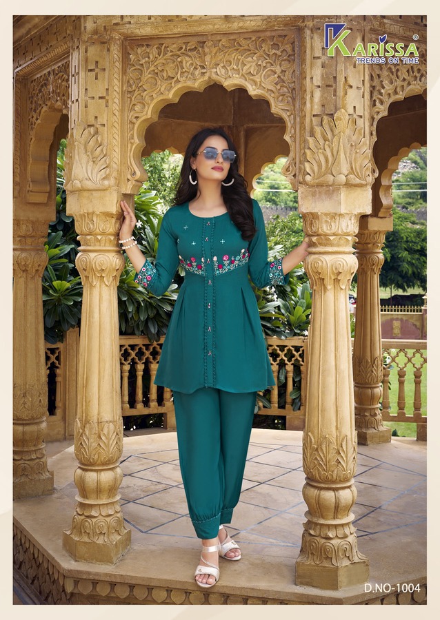 Karissa Celina Kurti With Bottom Catalog collection 3