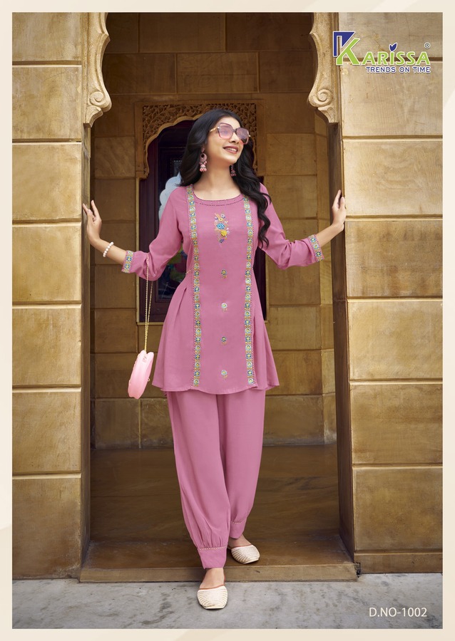 Karissa Celina Kurti With Bottom Catalog collection 6